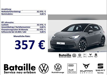 VW ID.3 Volkswagen Pro Navi LED ACC App-Connect Klimaautom DAB