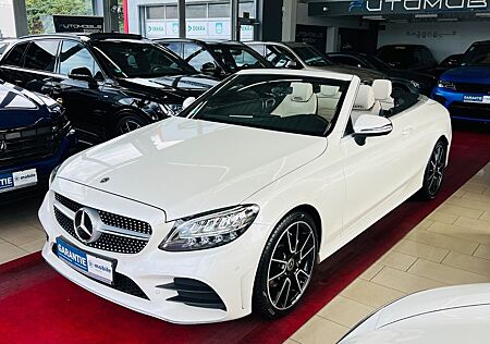 Mercedes-Benz C 220 d Cabrio|AMG-LINE|LEDER-BEIGE|NAVI|1.HAND