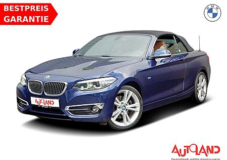 BMW 220i Luxury Line Navi Totwinkel Leder Keyless-Go
