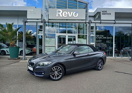 BMW 218i Cabrio SportLine Leder Händler/Export Navi