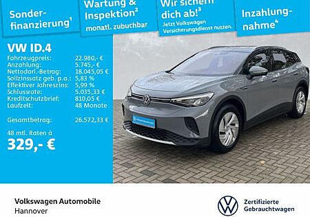 VW ID.4 Volkswagen Pure Navi Kamera HUD ACC LED SHZ PDC
