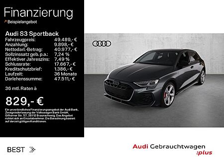 Audi S3 Sportback TFSI*NAVI-PLUS*KAMERA*HUD*PANO*MATR