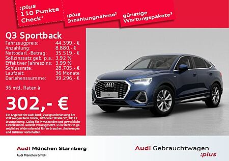 Audi Q3 Sportback 35 TFSI S tronic S line AHK/ACC/Vir