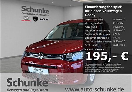 VW Caddy Volkswagen Life AHK Navi 2-Zonen-Klimaautom Musikstre