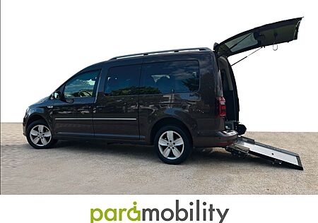 VW Caddy Volkswagen Maxi Highline DSG*Rollstuhlrampe*NAVI*KAM*