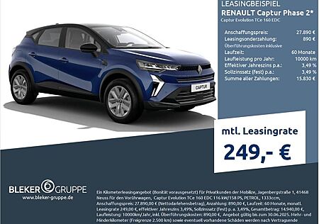 Renault Captur Phase 2 Evolution TCe 160 EDC