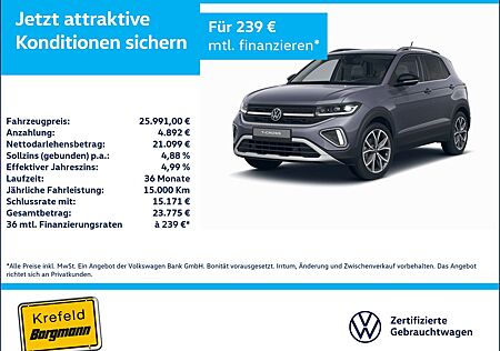 VW T-Cross Volkswagen 1.0 TSI Style MATRIX-LED ACC NAVI KAMERA