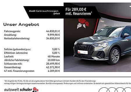 Audi Q3 35 1.5 TFSI S-tronic S-line AHK Navi LED RFK