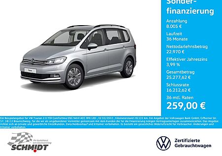 VW Touran Volkswagen 2.0 TDI Comfortline DSG NAVI ACC RFK LED