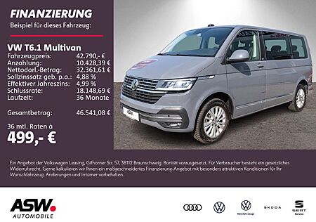 VW T6 Multivan Volkswagen T6.1 Multivan Gen. Six 2.0TDI 4M DSG LED Nav AHK
