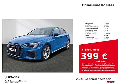 Audi A3 Sportback 40 TFSI e S line S tronic MMI LED