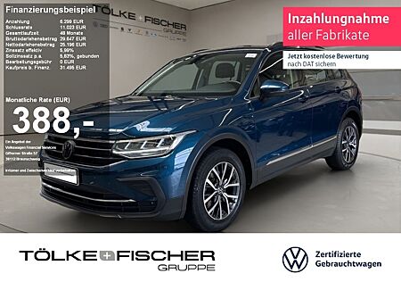 VW Tiguan Volkswagen 2.0 TDI BMT Life AHK ACC LM LED Navi PDC