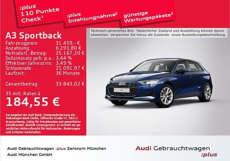 Audi A3 Sportback 35 TFSI advanced AHK/Navi+/Kamera