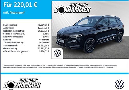 Skoda Karoq 2,0 TDI DSG 4x4 Sportline NAVI+AHK+ELE.HEC