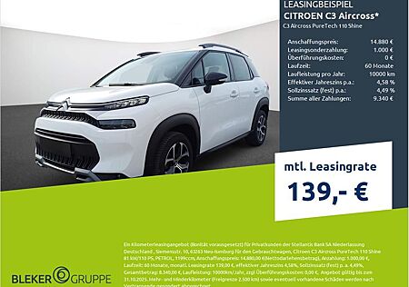 Citroën C3 Aircross PureTech 110 Shine