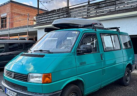 VW T4 Multivan Volkswagen 2,4D BJ94 H-Zul. Camper Radträger