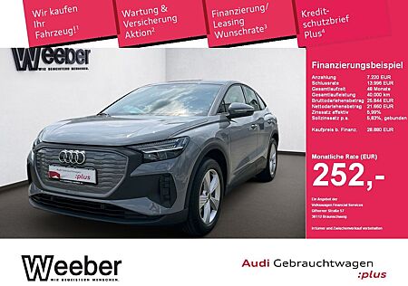 Audi Q4 e-tron Sportback AUT*NAVI*MATRIX*PDC*LM19*GRA