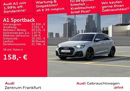Audi A1 Sportback 25 TFSI S tronic S line Tempomat DA