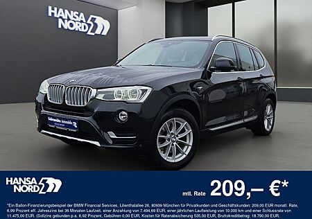 BMW X3 xDrive 20d X LINE LED NAVI PANO PDC 18" AHK