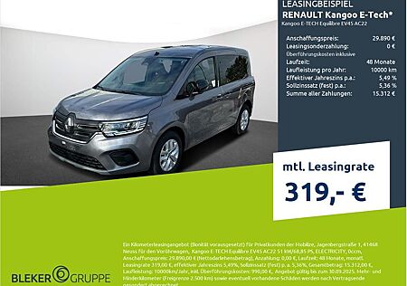 Renault Kangoo E-TECH Equilibre EV45 AC22