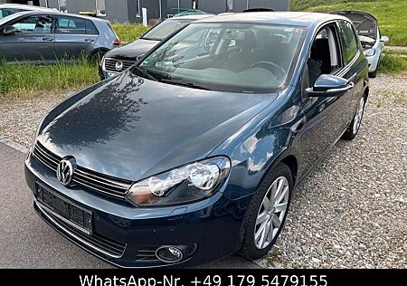VW Golf Volkswagen VI 2.0 TDI Highline, Euro 5, Teilleder,Alu,