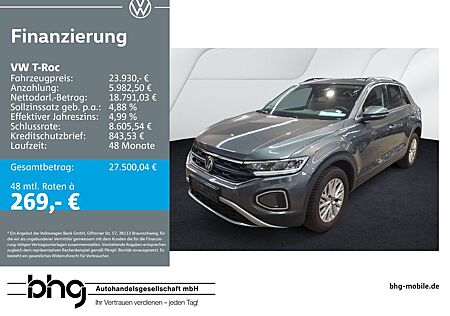 VW T-Roc Volkswagen 1.0 TSI OPF Life