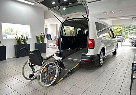 VW Caddy Volkswagen Maxi 2.0 TDI Behindertengerecht-Rampe|PDC