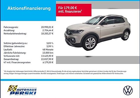 VW T-Cross Volkswagen 1.0 TSI Move KLIMA, NAVI, LED, ACC