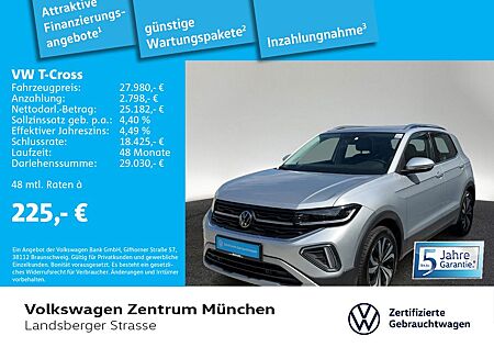 VW T-Cross Volkswagen 1.5 TSI Style ACC IQ.LIGHT Navi Rear Vie