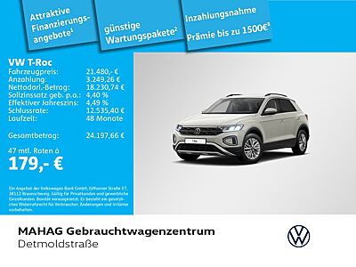 Volkswagen T-ROC Life 1.0 TSI LED ParkAssist App 6-Gang
