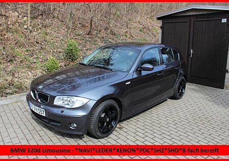 BMW 120d - Xenon, Vollleder, Klima, Navi, SHD, SH
