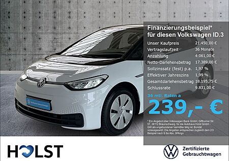 VW ID.3 Volkswagen Pure Performance electric 110kW Assistenzpa