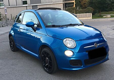 Fiat 500S 1.2 Sport Cabrio -1.Hand/Scheckheft/Klima