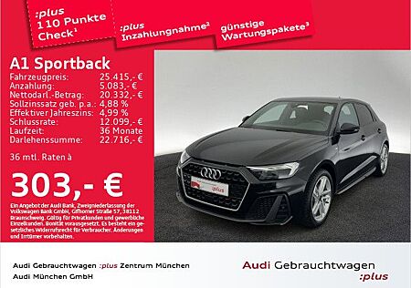 Audi A1 Sportback 35 TFSI S tronic 2x S line LED/Navi