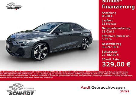 Audi A3 Limousine 35 TFSI S Line HuD 19" MATRIX SONOS