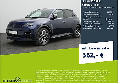 Renault R 5 5 E-Tech 100% elektr. Techno 150 Co