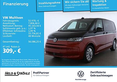 VW T7 Multivan Volkswagen Life 2.0 TDI DSG LED AHK LEDER KAM