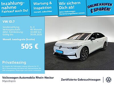 Volkswagen ID.7 Pro 210kW GAR 2030 Navi AHK Kamera uvm