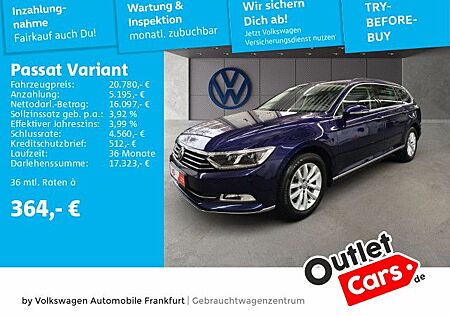 VW Passat Variant Volkswagen 2.0 TDI DSG Comfortline Navi LED