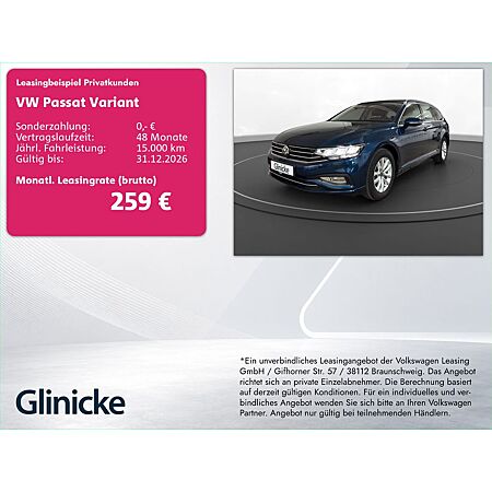 VW Passat Variant leasen