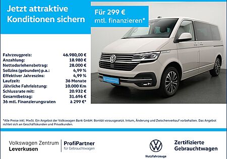VW T6 Multivan Volkswagen T6.1 Multivan Generation Six DSG 7-SITZE AHK ACC