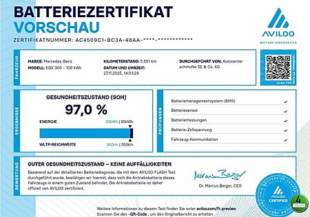 Mercedes-Benz EQV 300 AVANTGARDE L *360°LED*DISTRONIC*E-TÜREN