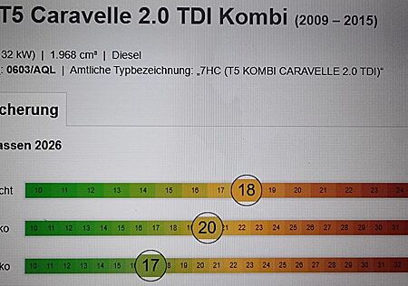 VW T5 Kombi Volkswagen lang L2 2.0 BiTDI 132kW DSG AUTOMATIK