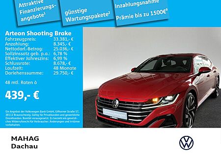 VW Arteon Volkswagen Shooting Brake 2.0 TSI R-Line LED Navi Pa