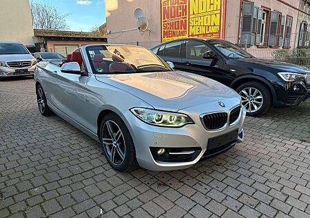 BMW 218 i Cabrio Sport Line AHK/Bi-Xenon/Leder/Navi