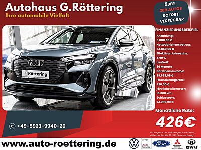 Audi Q4 e-tron 50 Q S-Line*AHK*KEYLESS*SONOS*APP*21'