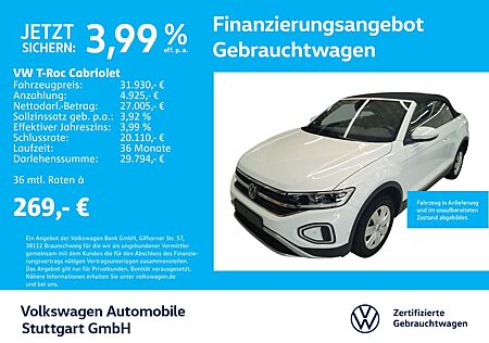 VW T-Roc Volkswagen Cabriolet Style 1.5 TSI Navi Kamera AHK