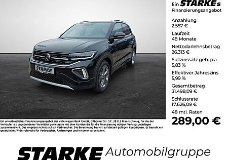 VW T-Cross Volkswagen 1.0 TSI DSG R-Line AHK Navi LED Kamera