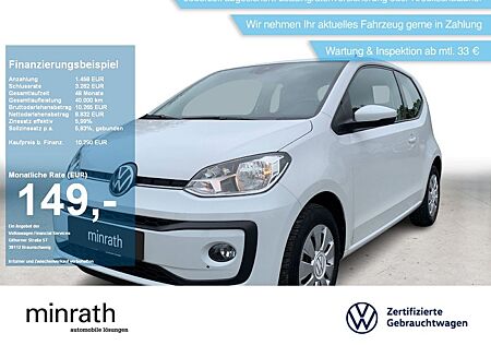 VW Up Volkswagen move ! 1.0 KLIMA+DAB+BT+USB+SHZ+PDC+KAMERA+GRA