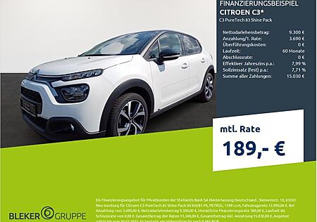 Citroën C3 PureTech 83 Shine Pack